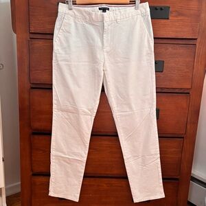 Tommy Hilfiger White Stretch Slim Chino Womens Size 8